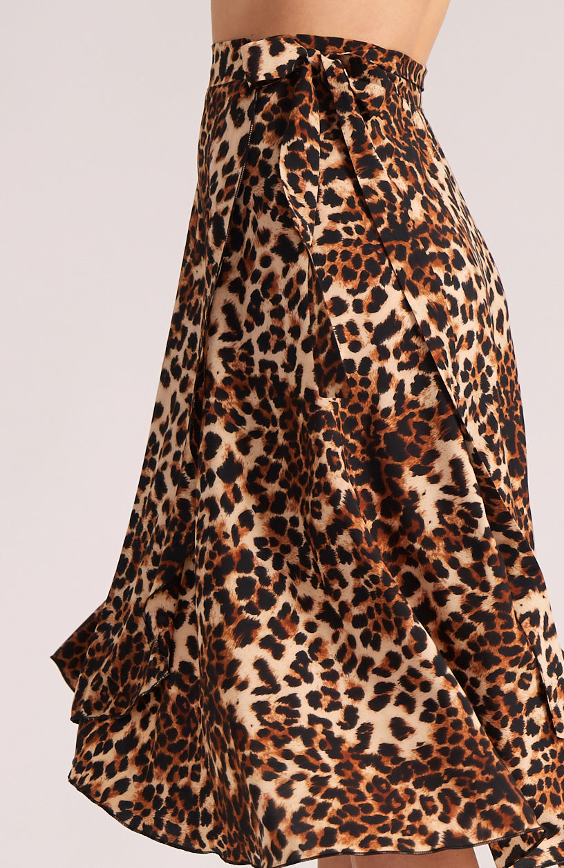 Leopard Wrap Skirt Coco