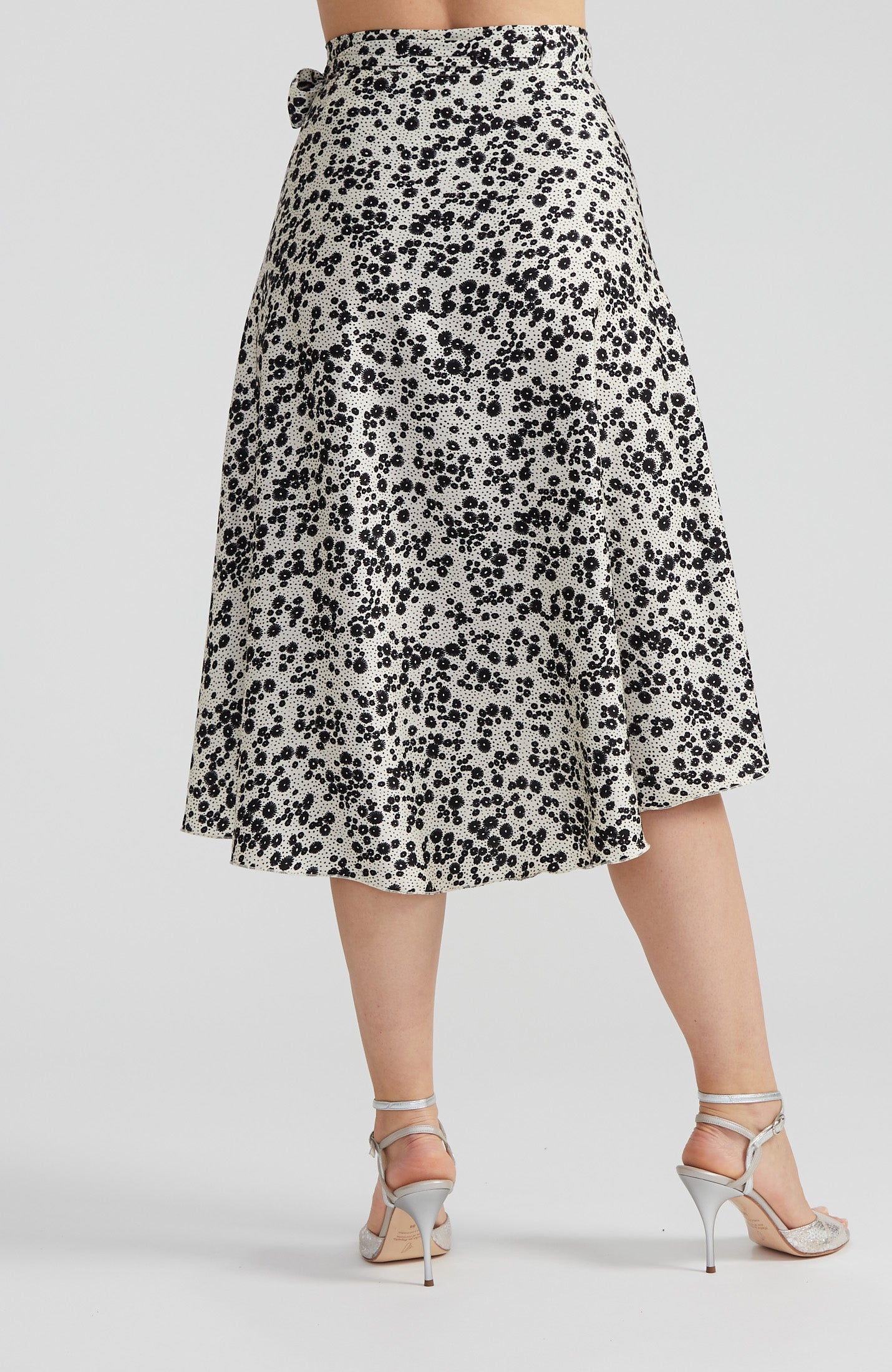 COCO - Noir Blossom Wrap Skirt