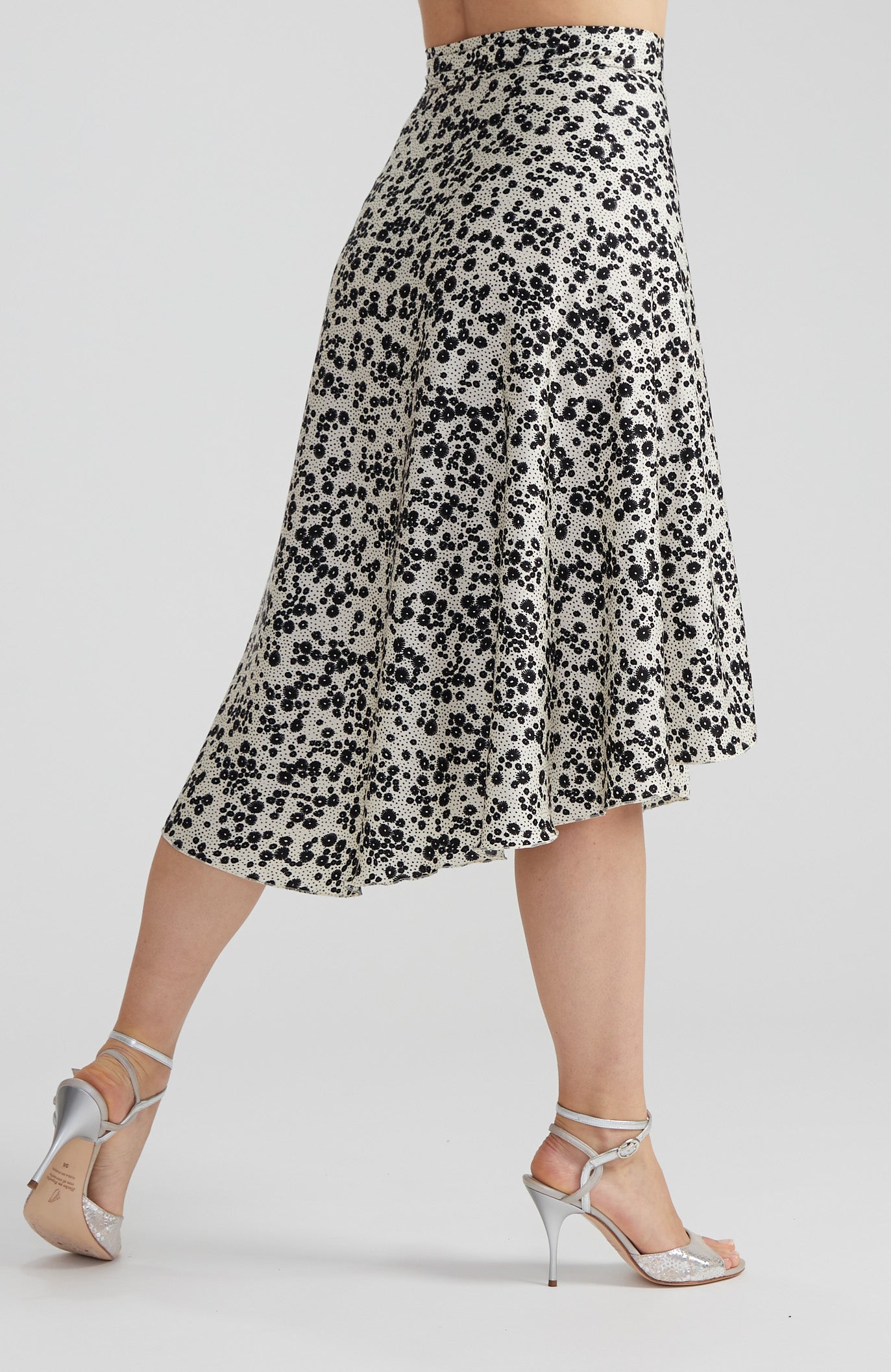 COCO - Noir Blossom Wrap Skirt