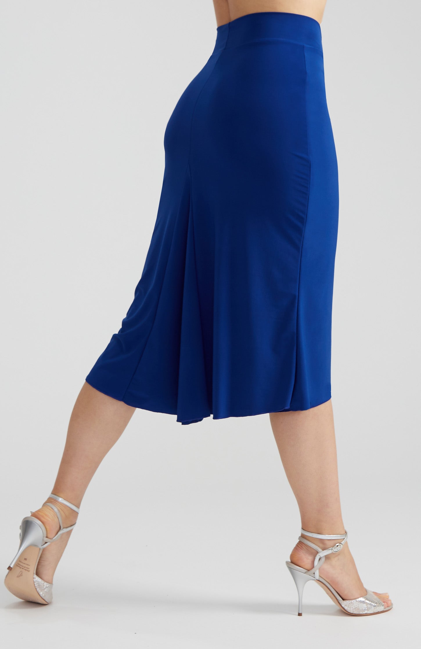 JAZMIN - Godet Tango Skirt in Royal Blue