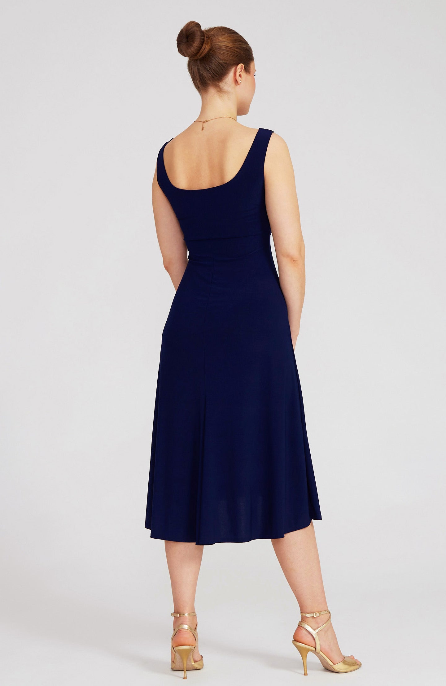 NOELIA - A-Line Tango Dress in Navy Blue