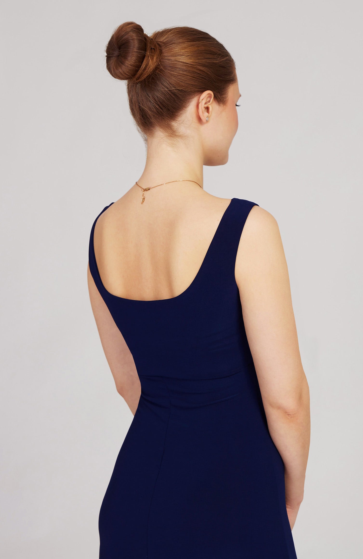 NOELIA - A-Line Tango Dress in Navy Blue