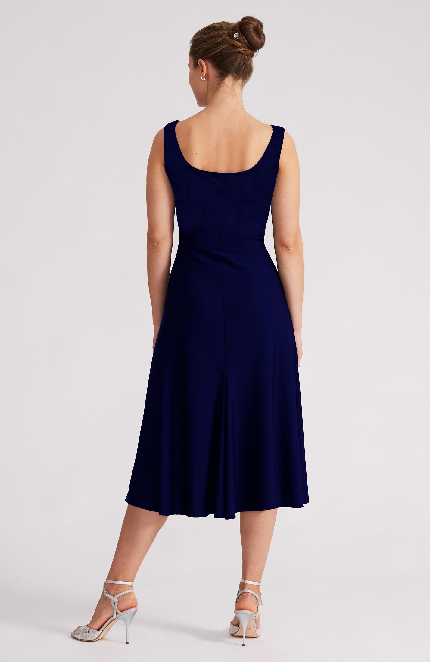 NOELIA - A-Line Tango Dress in Navy Blue