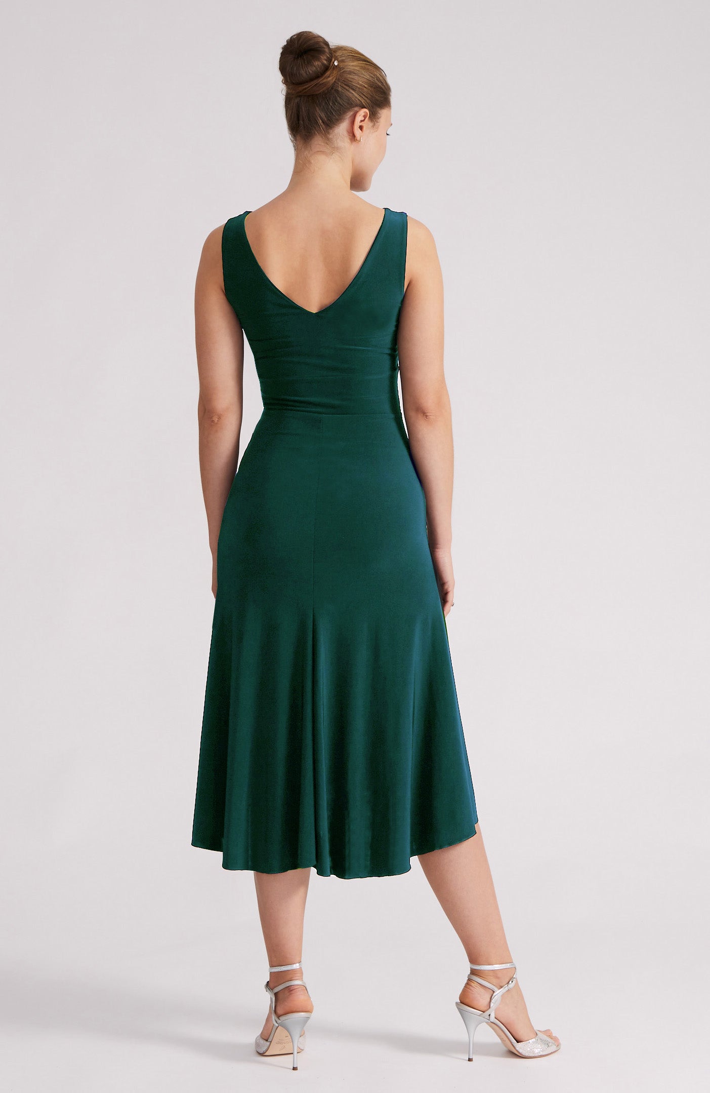 green tango dance dress