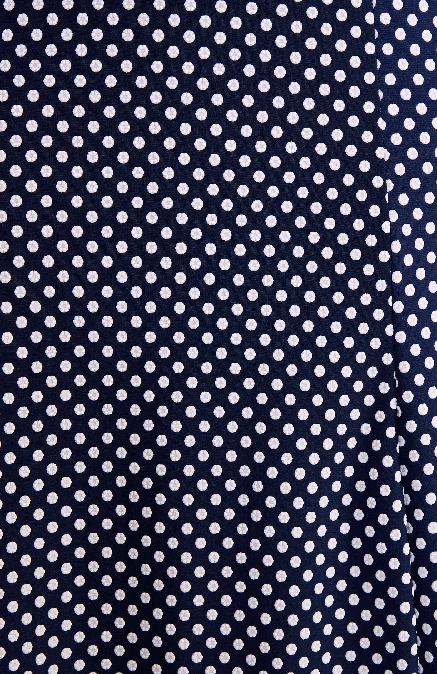 CARLA - Tango Dress in Polka Dots on Navy Blue