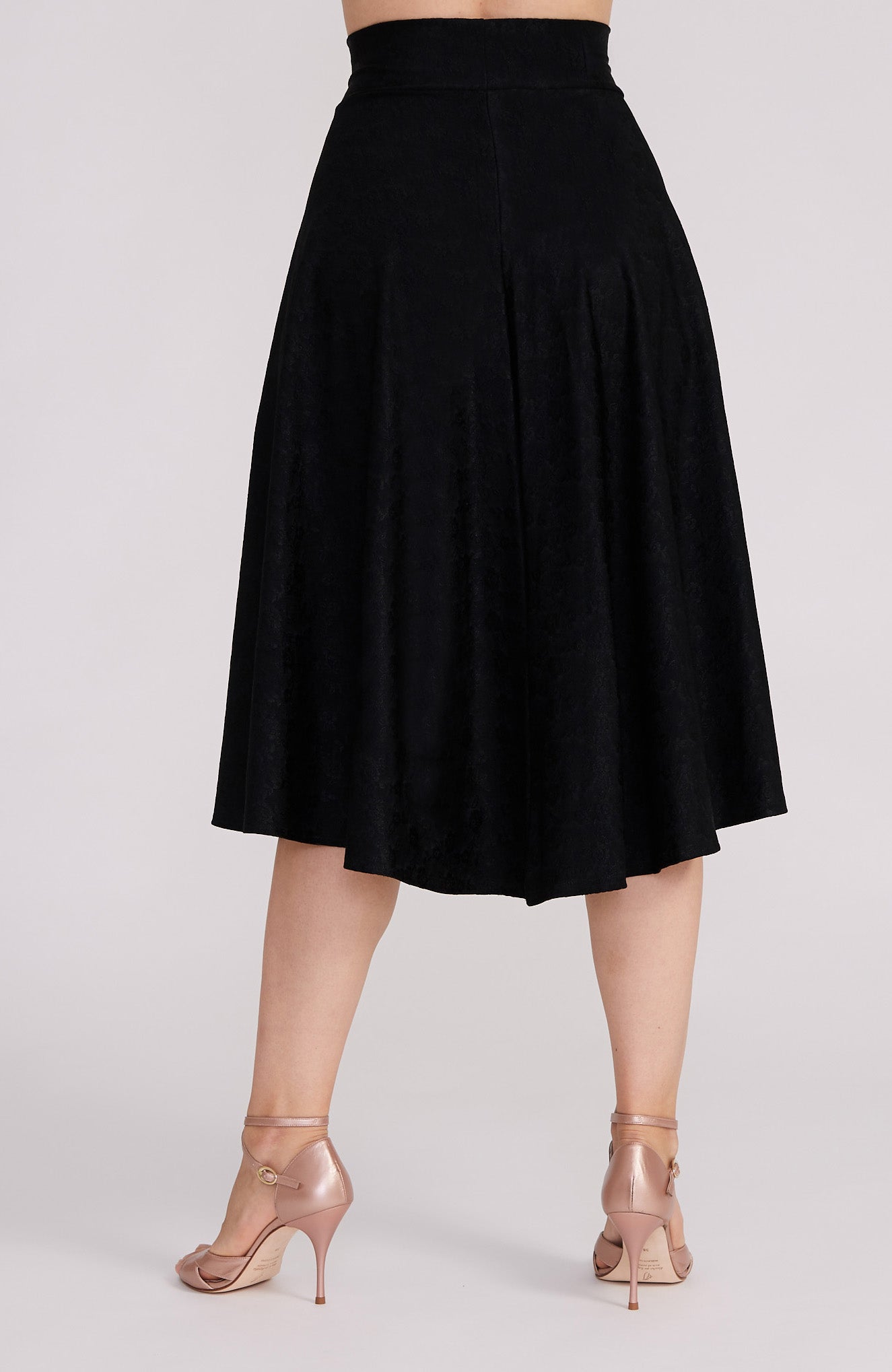 AUDREY - A-line Tango Skirt in Black