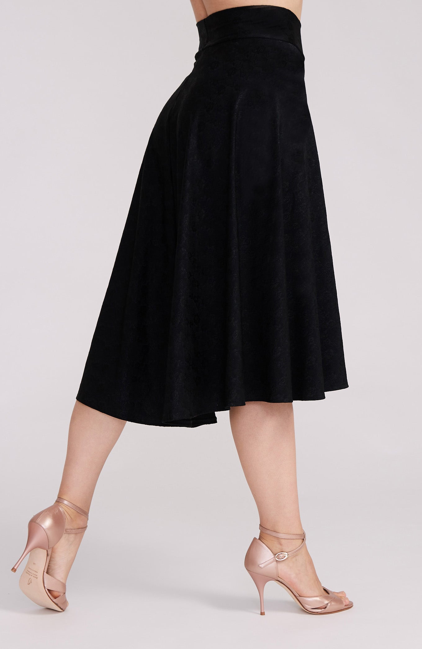 AUDREY - A-line Tango Skirt in Black