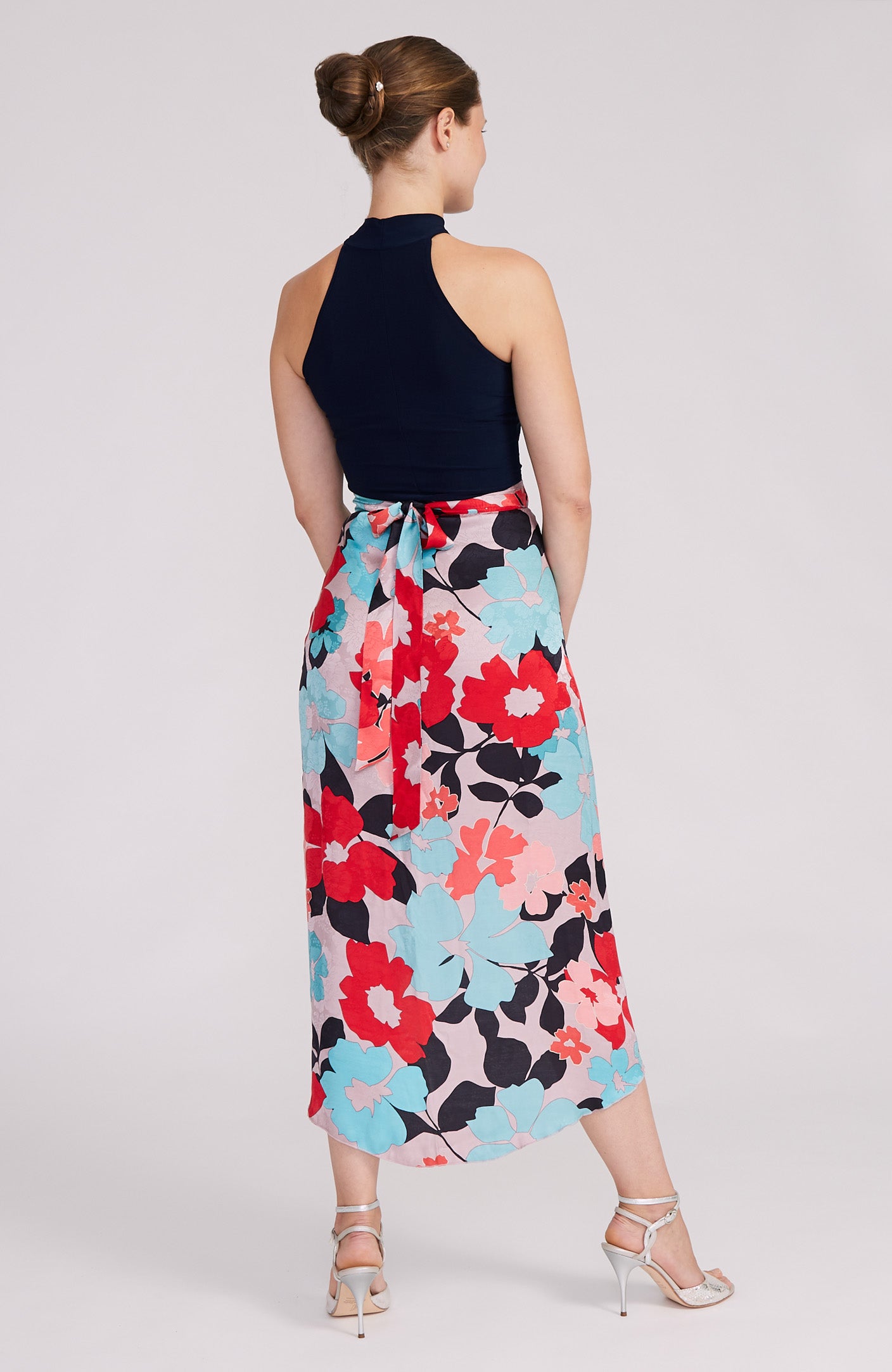 JULIET - Wrap Skirt in Wild Blossoms