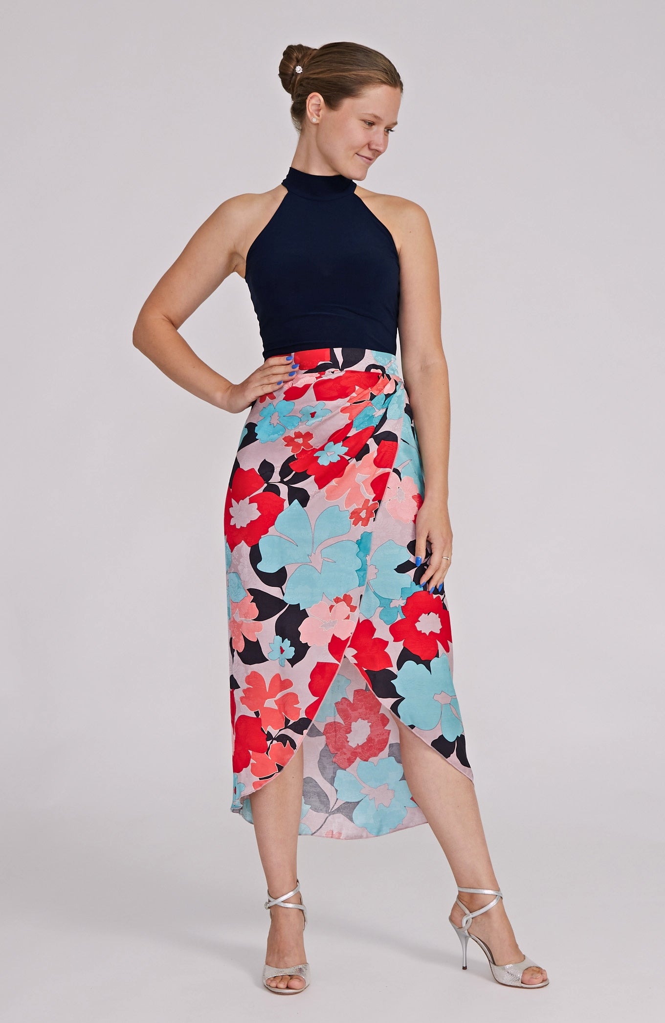 JULIET - Wild Blossom Wrap Skirt