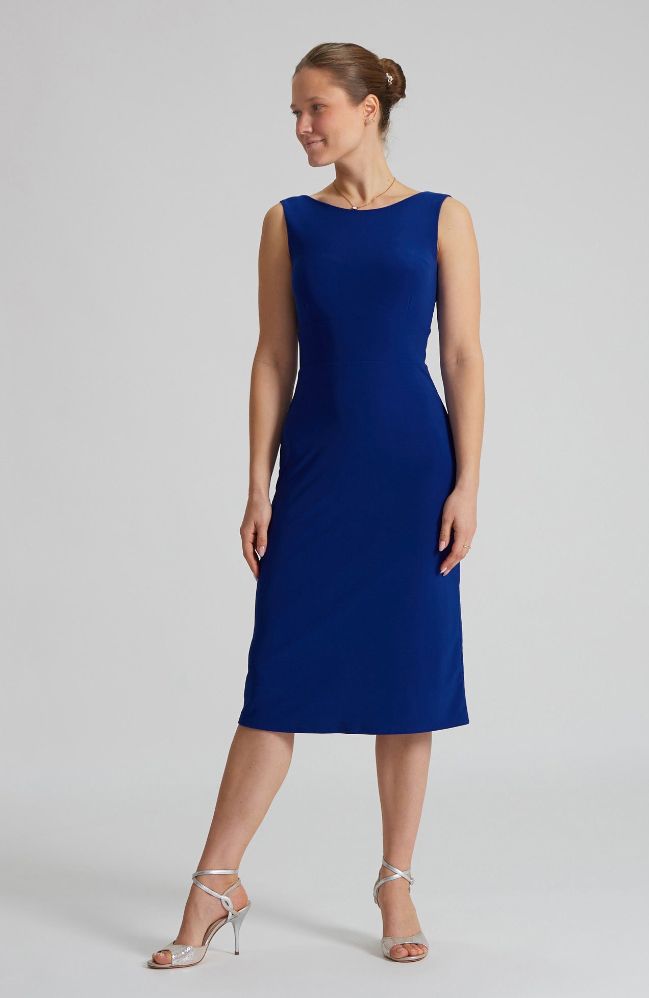 OLIVIA - Royal Blue Tango Dress with Back Cutout